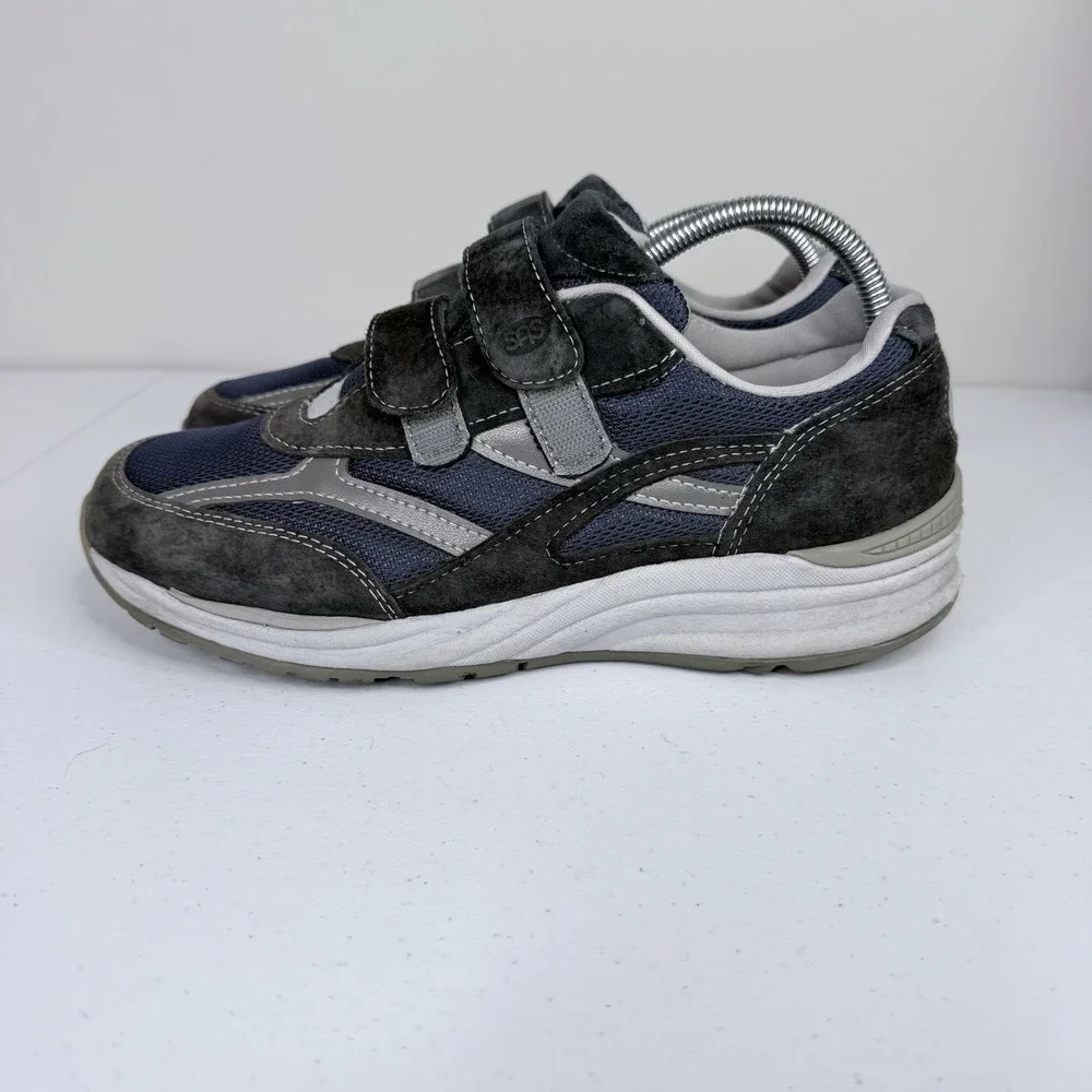 SAS Men's Journey JV Mesh Blue Suede Sneakers Shoes Size 9M Made in USA